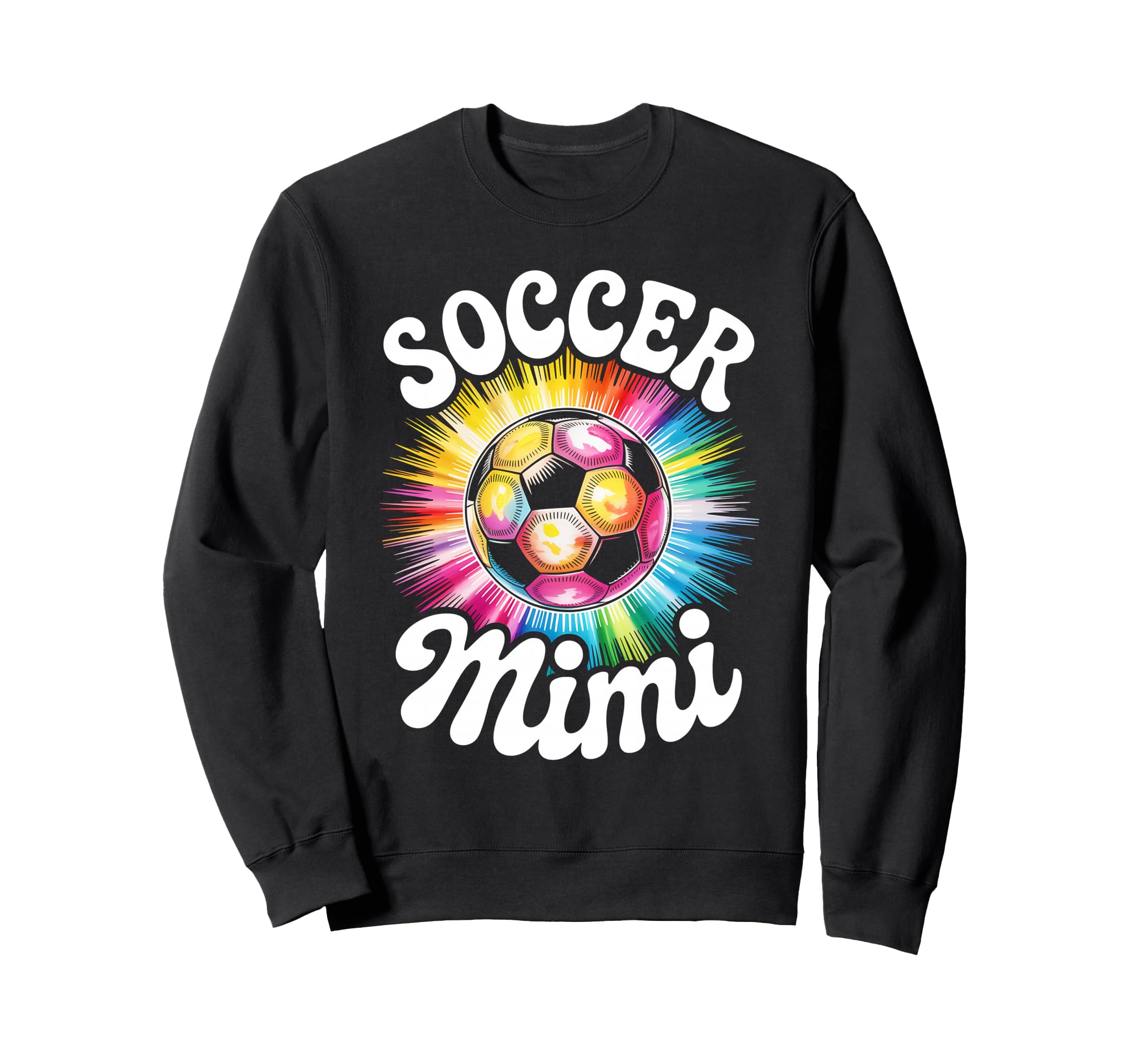 Soccer Mimi Grandma Tie Dye Sweatshirt - Trendy Graphic for Adults - T-Shirt, Sweatshirt, Hoodie