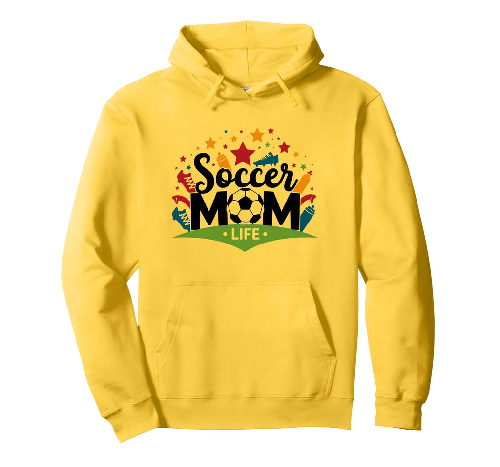 Soccer Mom Life Womens Sports Parent Hoodie - Aesthetic Graphic Unisex - T-Shirt, Sweatshirt, Hoodie