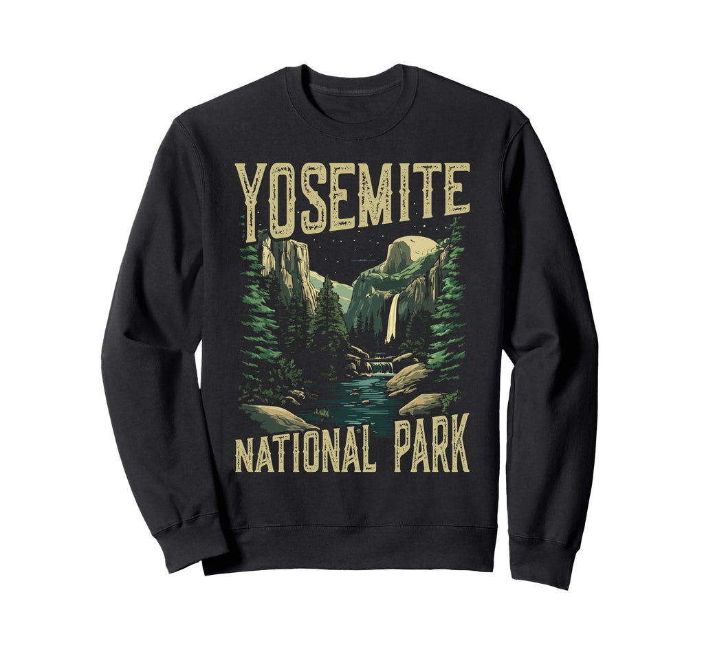 Yosemite National Park Sweatshirt - Custom Art Print Men Women - T-Shirt, Sweatshirt, Hoodie