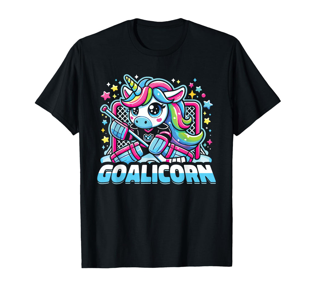 Goalicorn Ice Hockey Goalie T-Shirt - Novelty Apparel for Adults - T-Shirt, Sweatshirt, Hoodie
