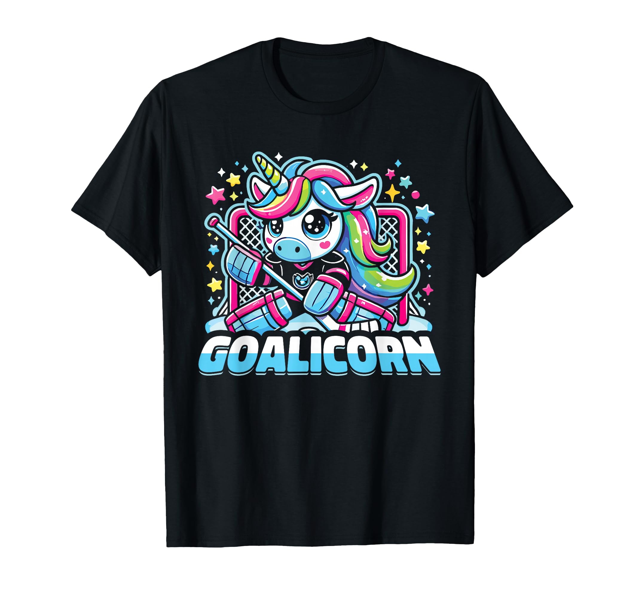 Goalicorn Ice Hockey Goalie T-Shirt - Novelty Apparel for Adults - T-Shirt, Sweatshirt, Hoodie