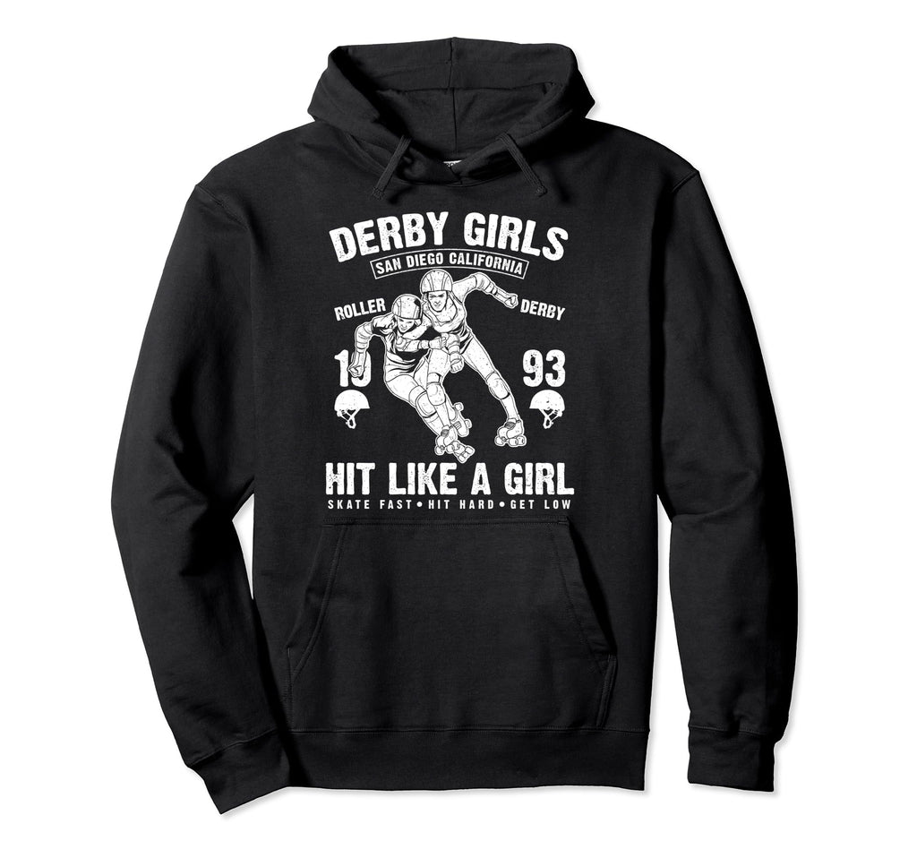 Roller Derby Skate Roller Hoodie - Streetwear Style Unisex - T-Shirt, Sweatshirt, Hoodie