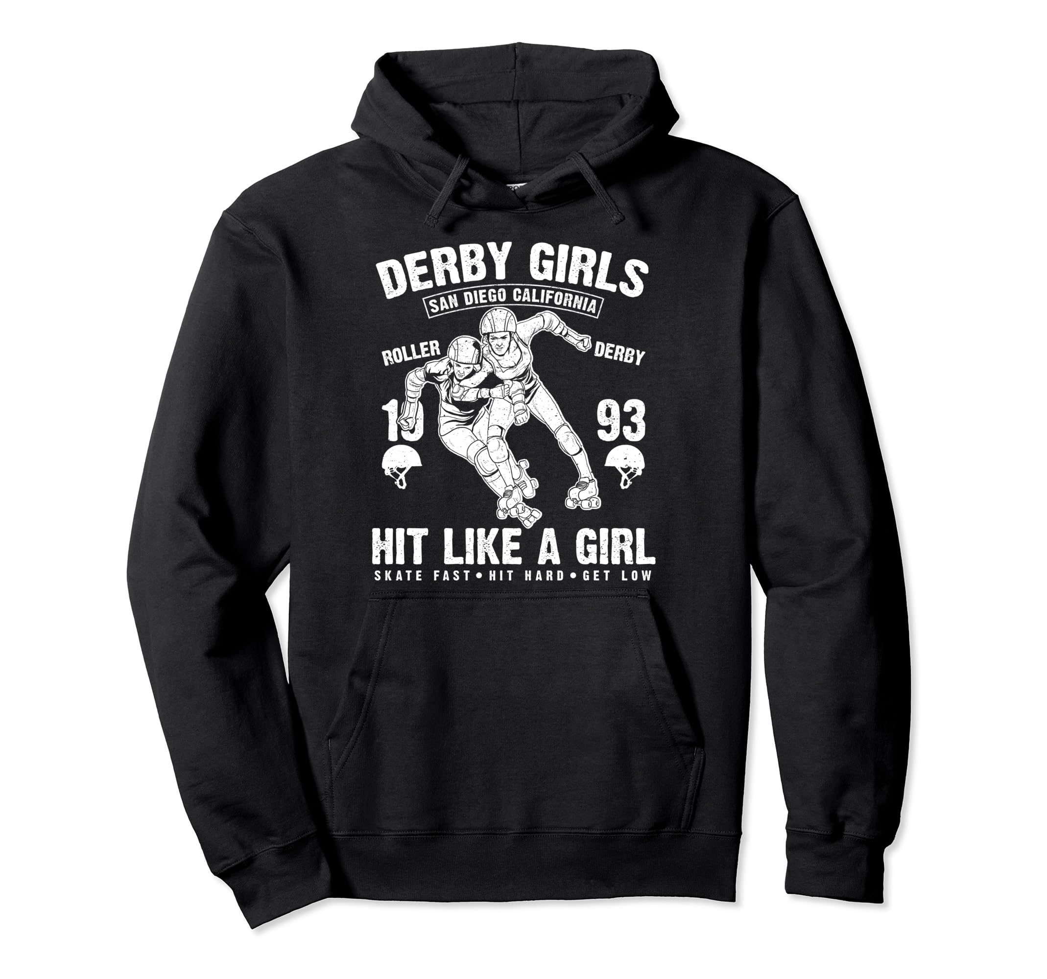 Roller Derby Skate Roller Hoodie - Streetwear Style Unisex - T-Shirt, Sweatshirt, Hoodie