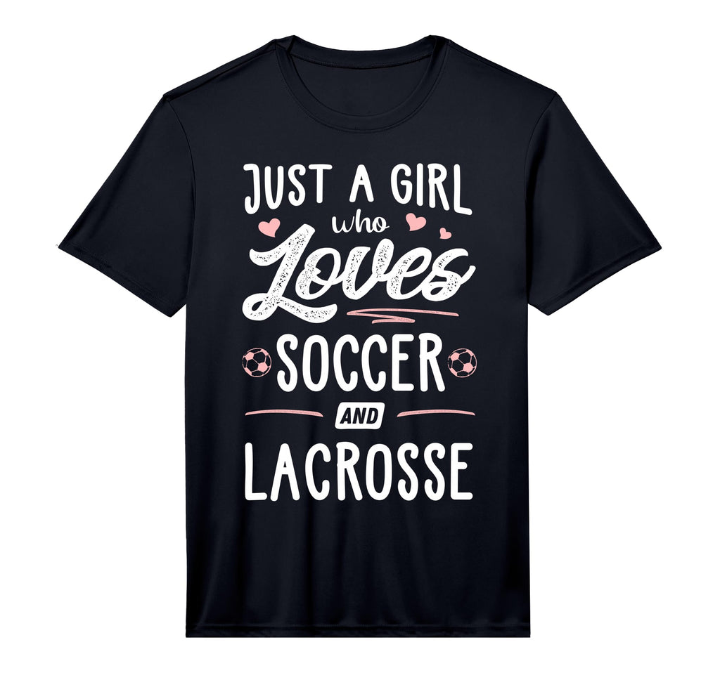 Just Who Loves Soccer And Lacrosse Gift T-Shirt - Custom Art Print Unisex - T-Shirt, Sweatshirt, Hoodie