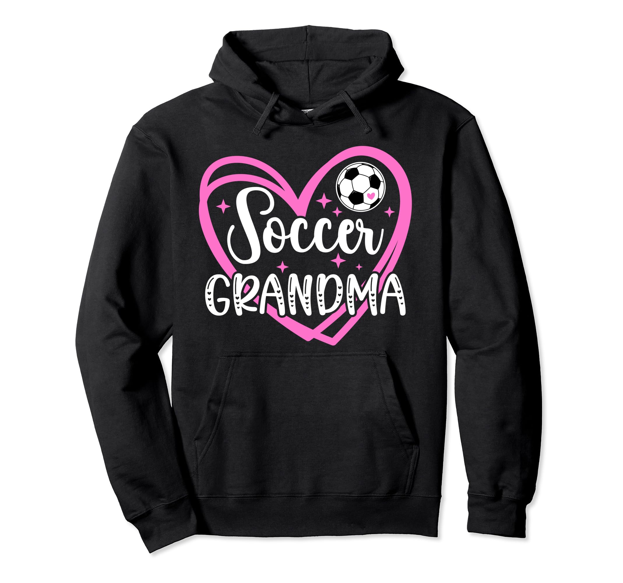 Soccer Grandma Heart Grandma Soccer Hoodie - Fun Novelty Design Unisex - T-Shirt, Sweatshirt, Hoodie