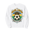Brasil Legend Crowned Soccer Ball Sweatshirt - Custom Art Print Men Women - T-Shirt, Sweatshirt, Hoodie
