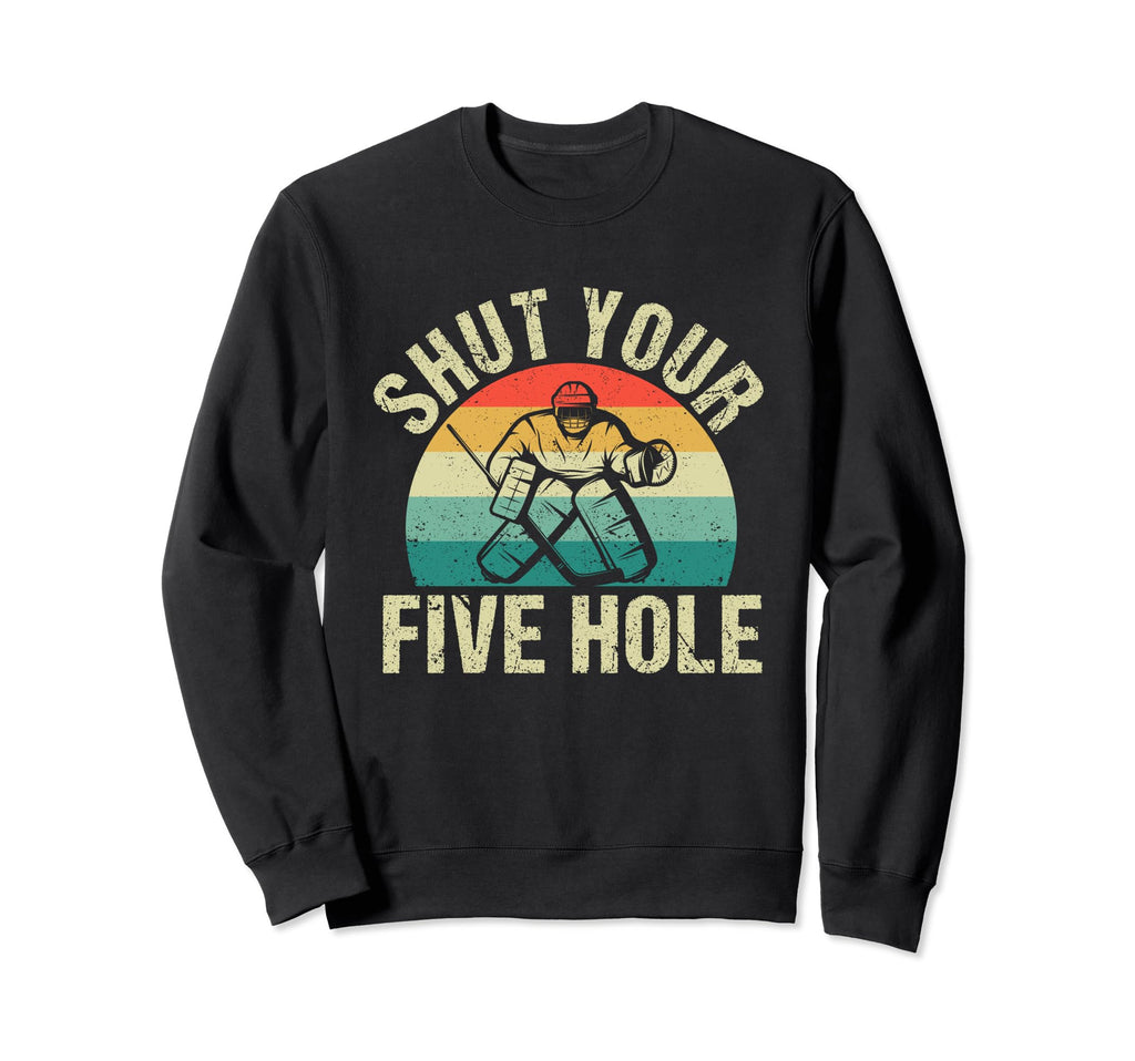 Funny Ice Hockey Goalie Sweatshirt - Aesthetic Graphic for Adults - T-Shirt, Sweatshirt, Hoodie