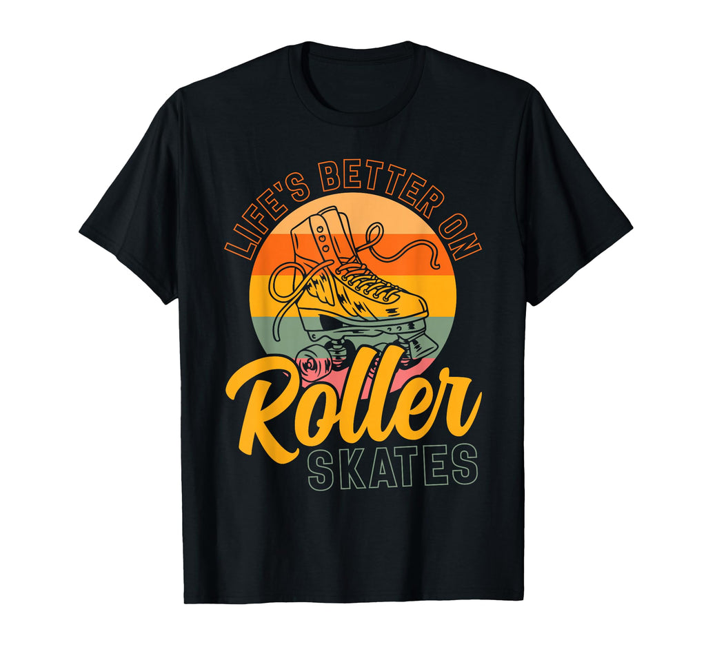 Roller Skating Skate 1970S Lifes T-Shirt - Custom Art Print Men Women - T-Shirt, Sweatshirt, Hoodie
