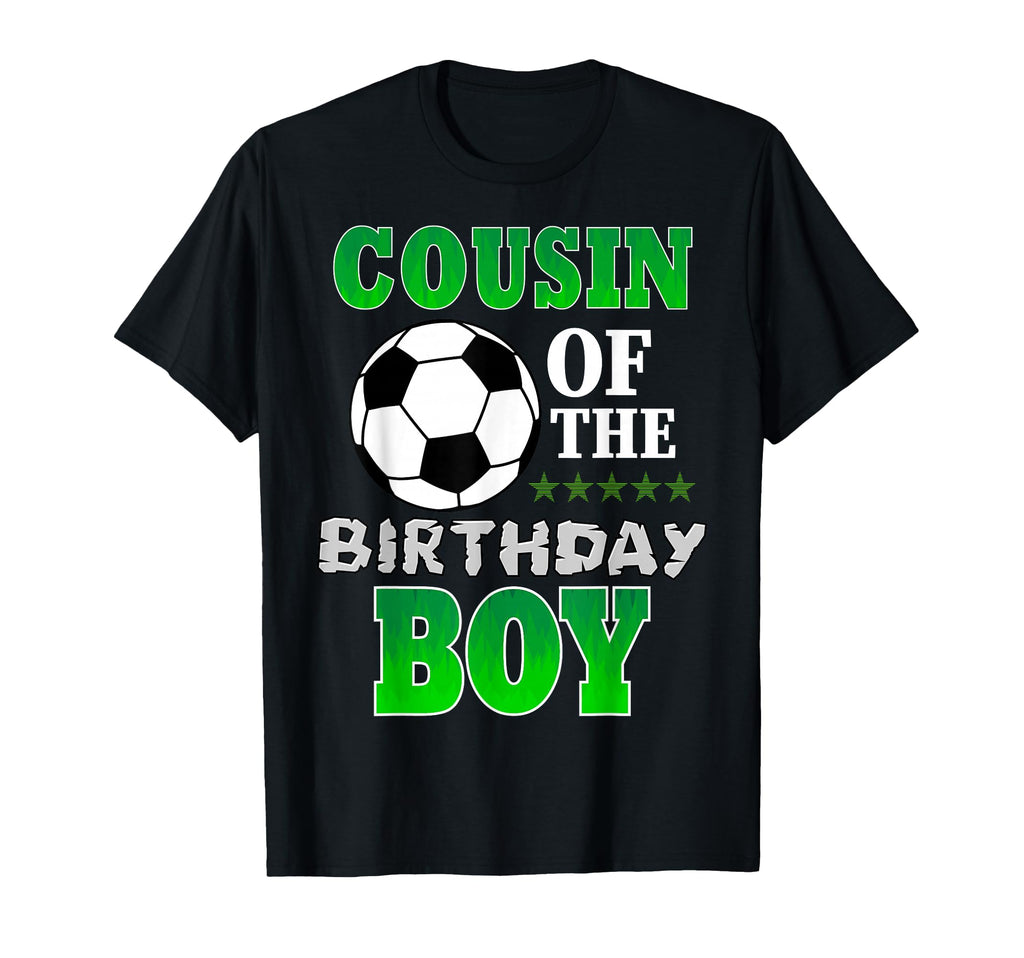 Cousin Birthday Soccer Stars Outfit T-Shirt - Custom Art Print Unisex - T-Shirt, Sweatshirt, Hoodie