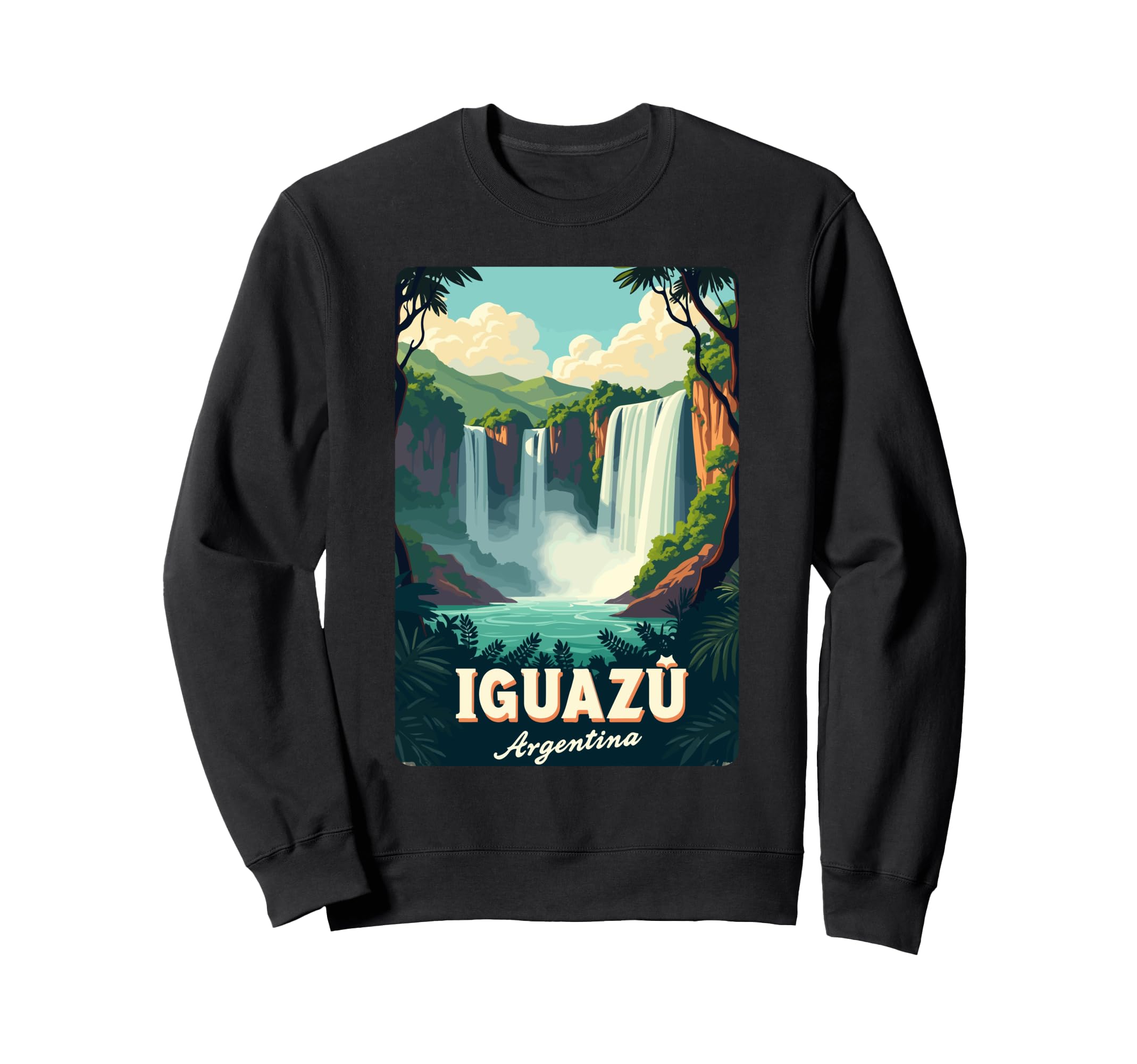 Iguaz Falls National Park Sweatshirt - Fun Novelty Design Men Women - T-Shirt, Sweatshirt, Hoodie