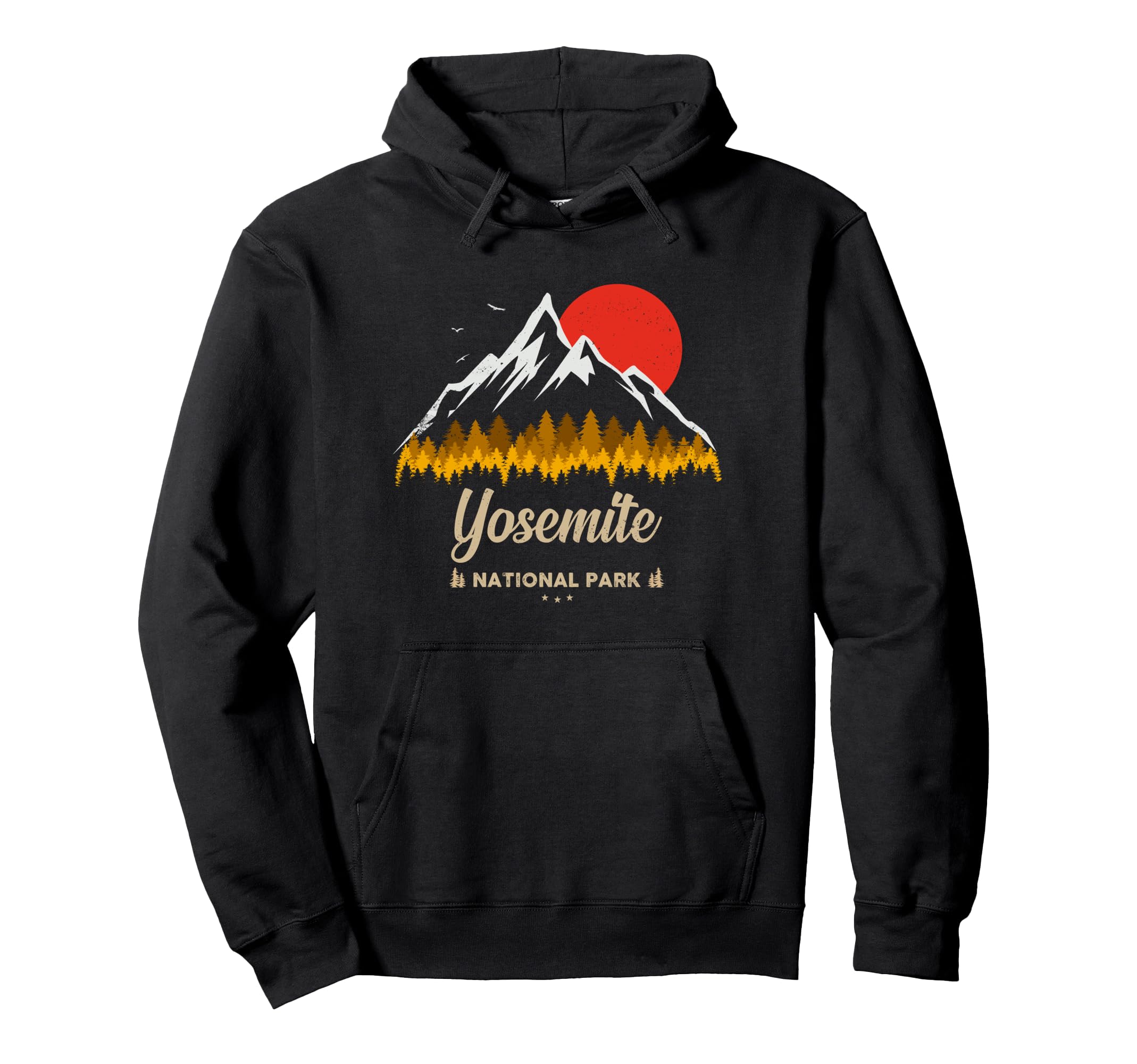 Yosemite National Park Souvenir Hoodie - Novelty Apparel for Adults - T-Shirt, Sweatshirt, Hoodie