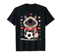 Kawaii Soccer Cat Just Who Loves T-Shirt - Casual Everyday Wear for Adults - T-Shirt, Sweatshirt, Hoodie
