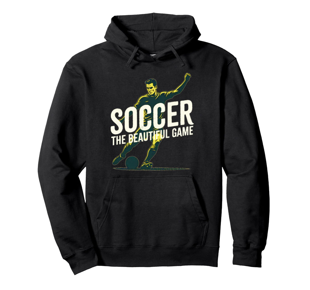 Soccer Butiful Game Foodball Futbal Digor Hoodie - Unique Graphic Unisex - T-Shirt, Sweatshirt, Hoodie