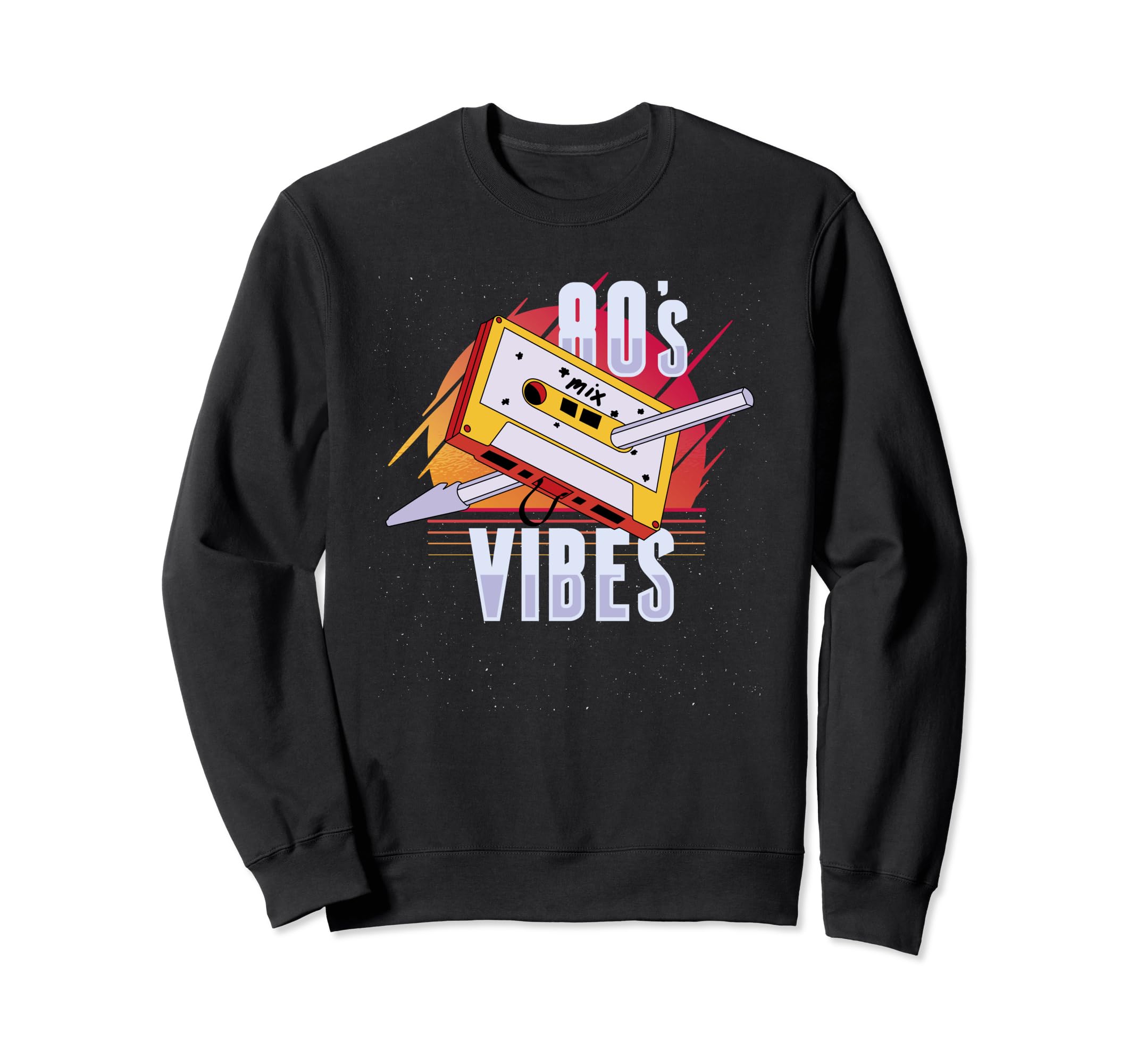 80S Vibes Audio Cassette Tape Mixtape Sweatshirt - Streetwear Style Unisex - T-Shirt, Sweatshirt, Hoodie
