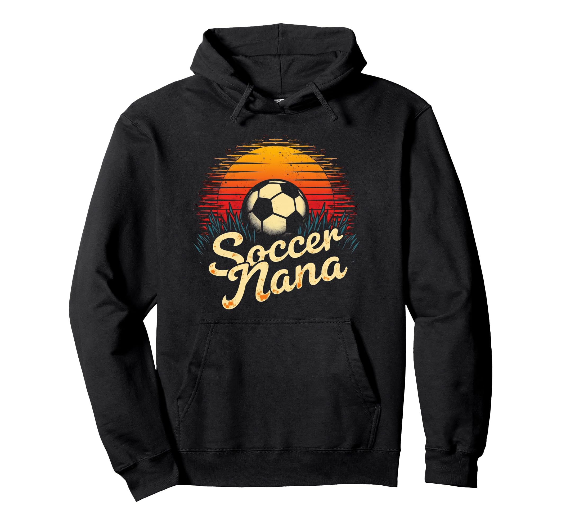 Proud Soccer Nana Funny Grandma Lover Hoodie - Minimalist Print for Adults - T-Shirt, Sweatshirt, Hoodie