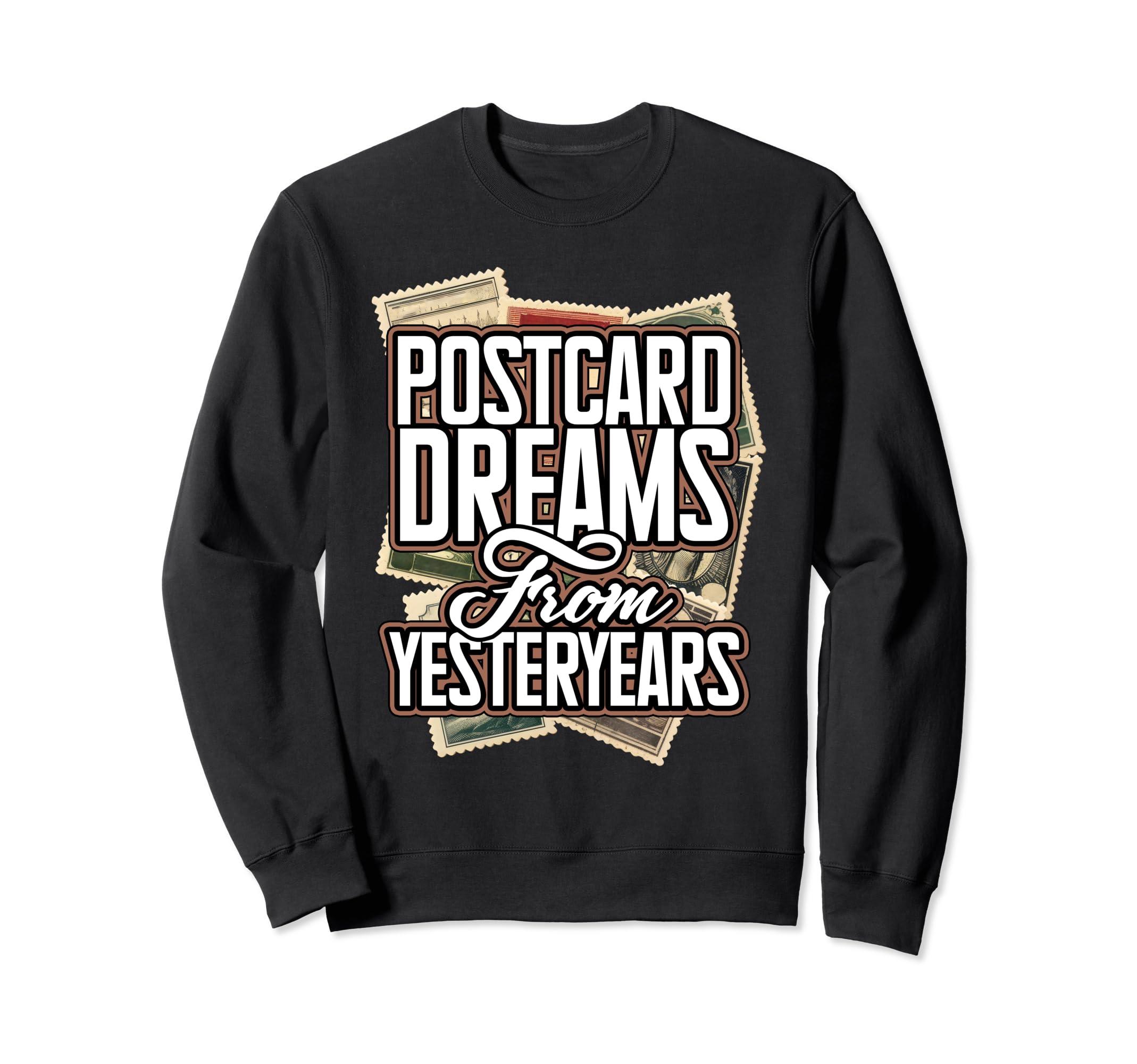 Postcard Collector Antique Sweatshirt - Fun Novelty Design Men Women - T-Shirt, Sweatshirt, Hoodie