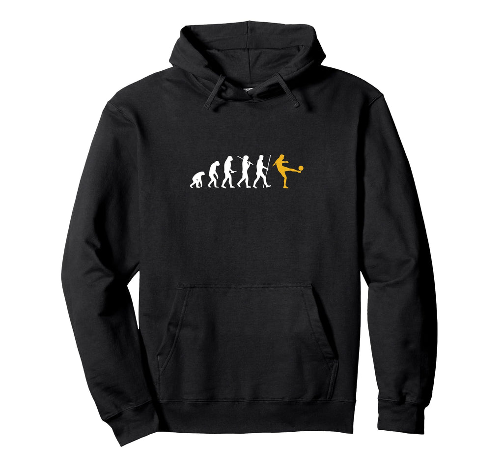 Soccer Evolution Football Lover Coach Hoodie - Fun Novelty Design Unisex - T-Shirt, Sweatshirt, Hoodie