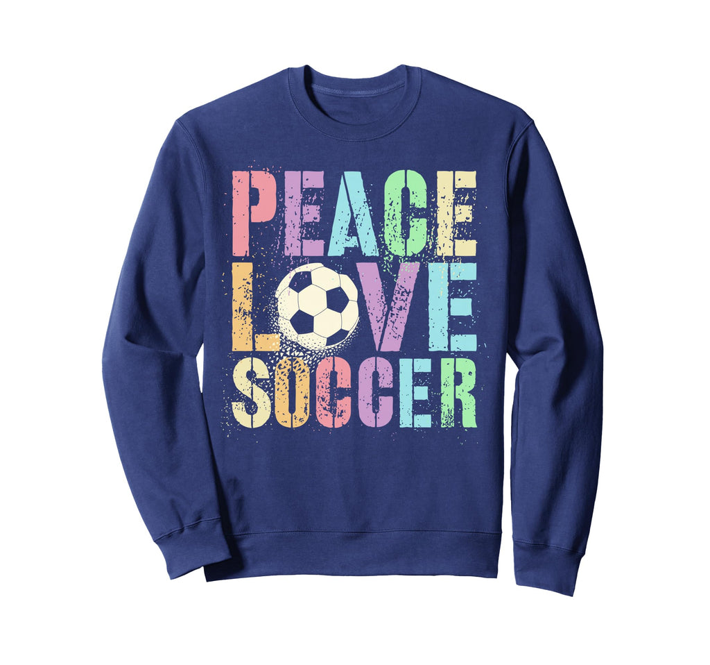 Kawaii Valentine Peace Love Sweatshirt - Casual Everyday Wear for Adults - T-Shirt, Sweatshirt, Hoodie