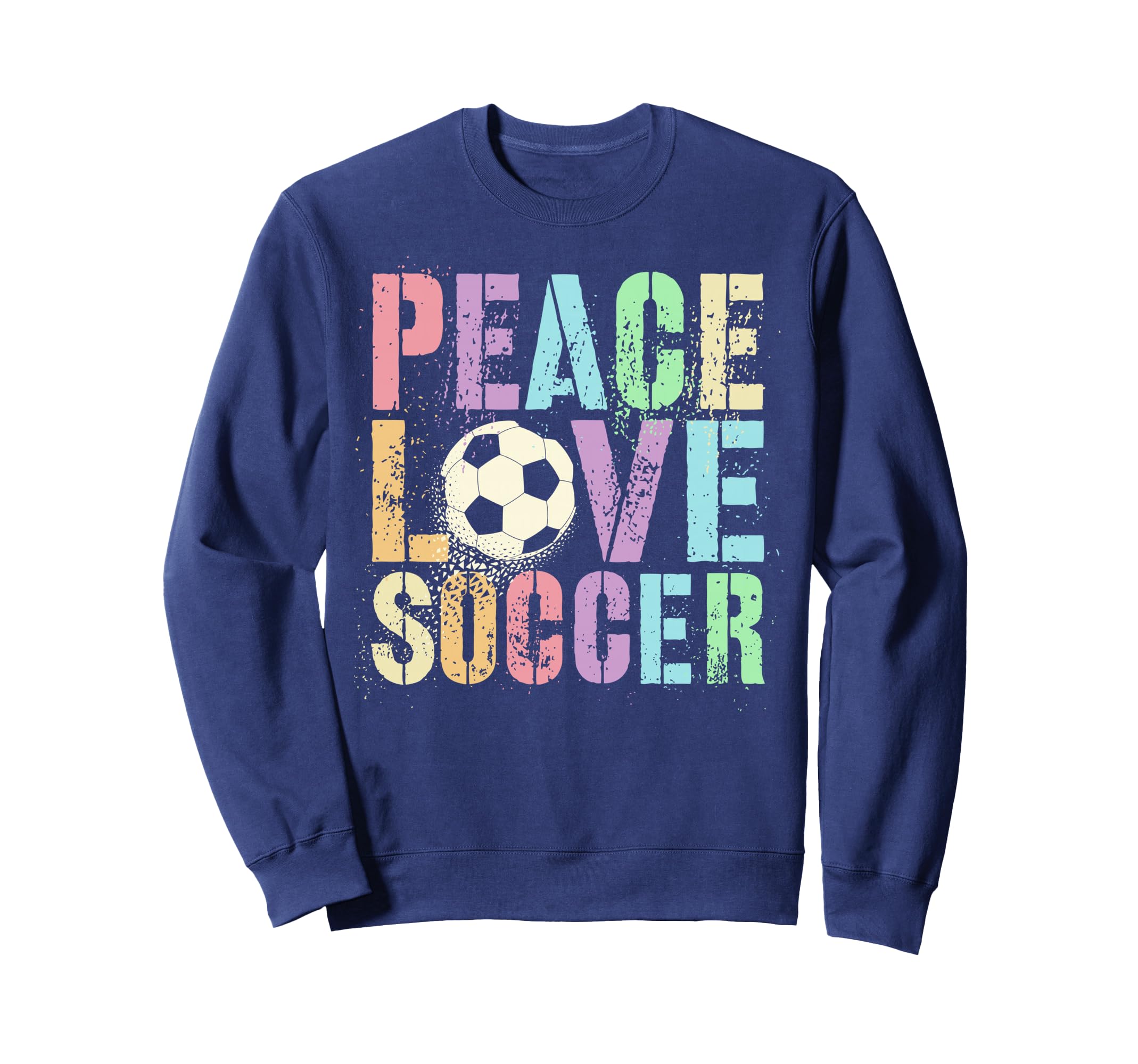 Kawaii Valentine Peace Love Sweatshirt - Casual Everyday Wear for Adults - T-Shirt, Sweatshirt, Hoodie