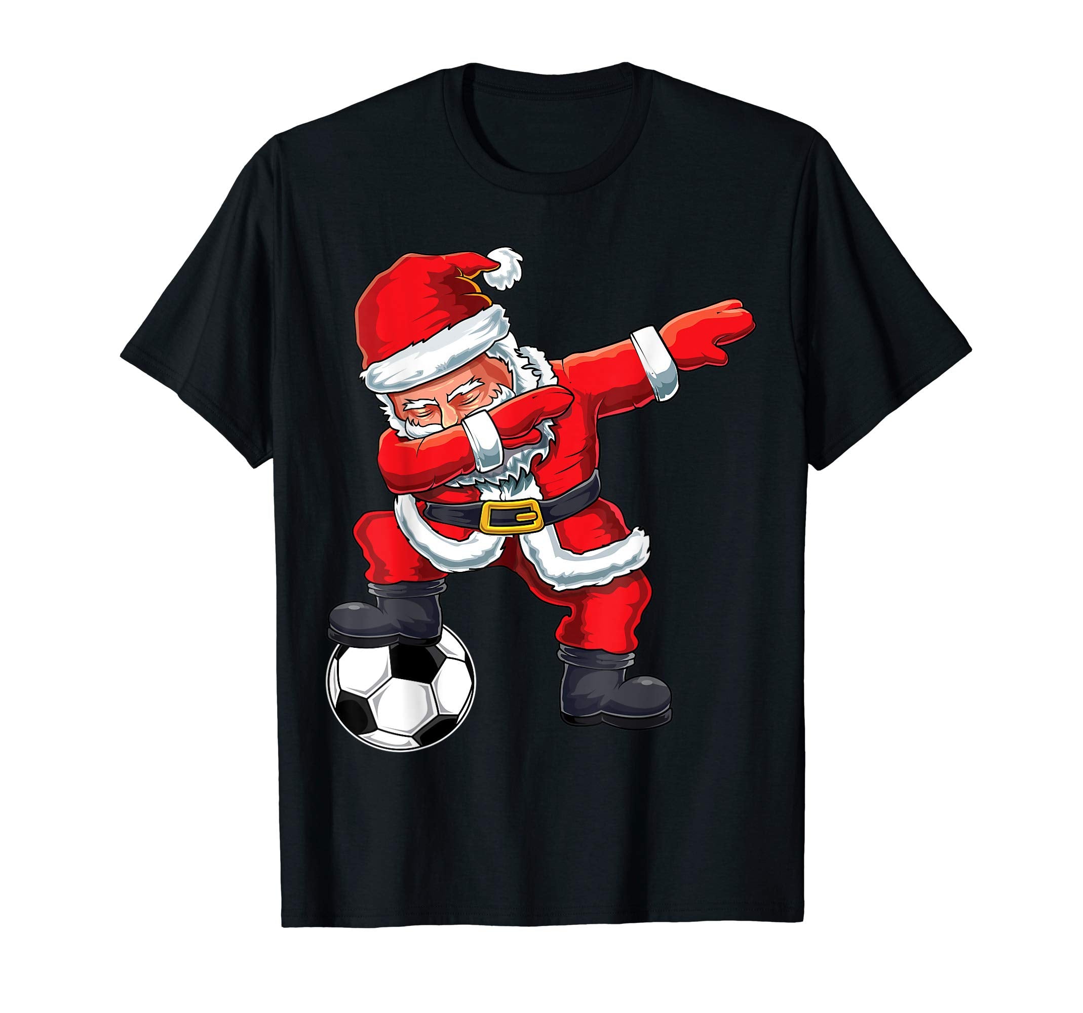 Dabbing Santa Claus Dab Soccer Player Gift T-Shirt - Unique Graphic Unisex - T-Shirt, Sweatshirt, Hoodie