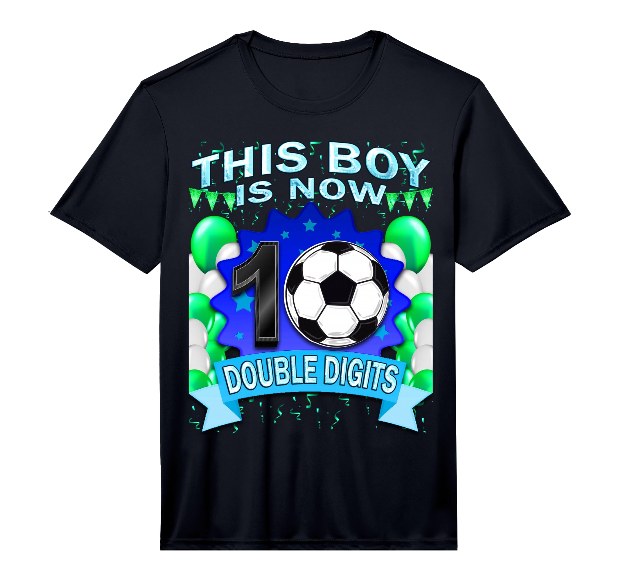 This Now 10 Double Digits Soccer 10 T-Shirt - Trendy Graphic for Adults - T-Shirt, Sweatshirt, Hoodie