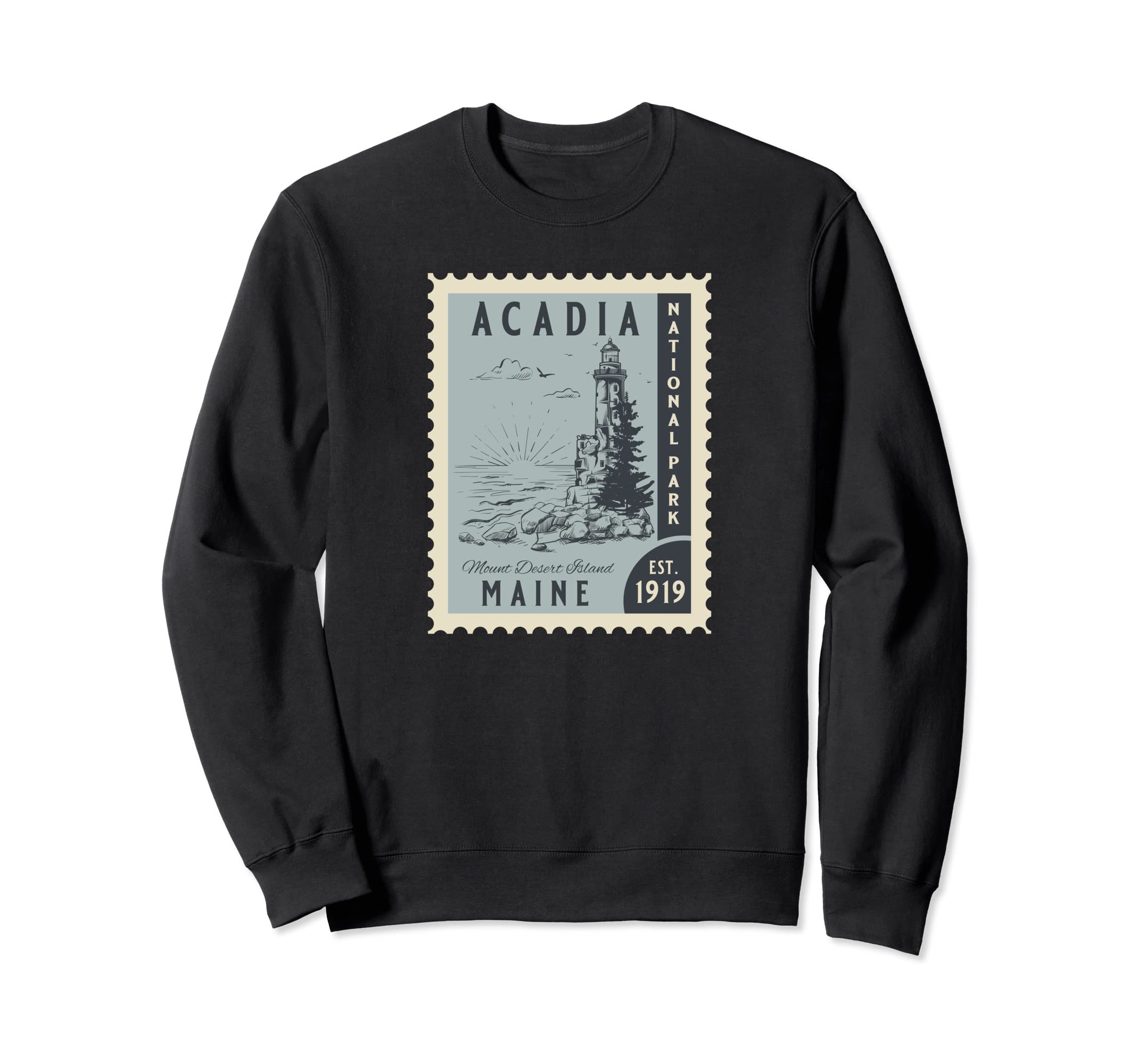 Acadia National Park Maine Mount Desert Sweatshirt - Trendy Graphic Unisex - T-Shirt, Sweatshirt, Hoodie