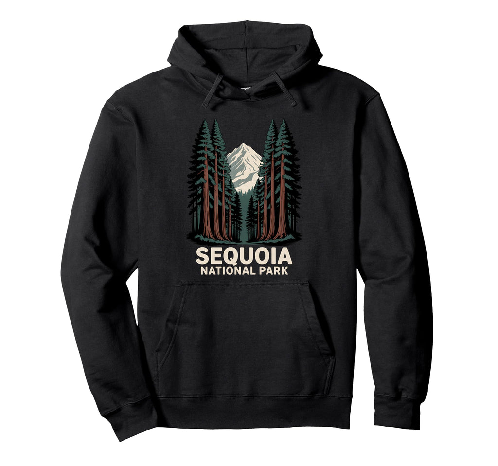 Sequoia National Park Hiking Camping Hoodie - Custom Art Print Unisex - T-Shirt, Sweatshirt, Hoodie