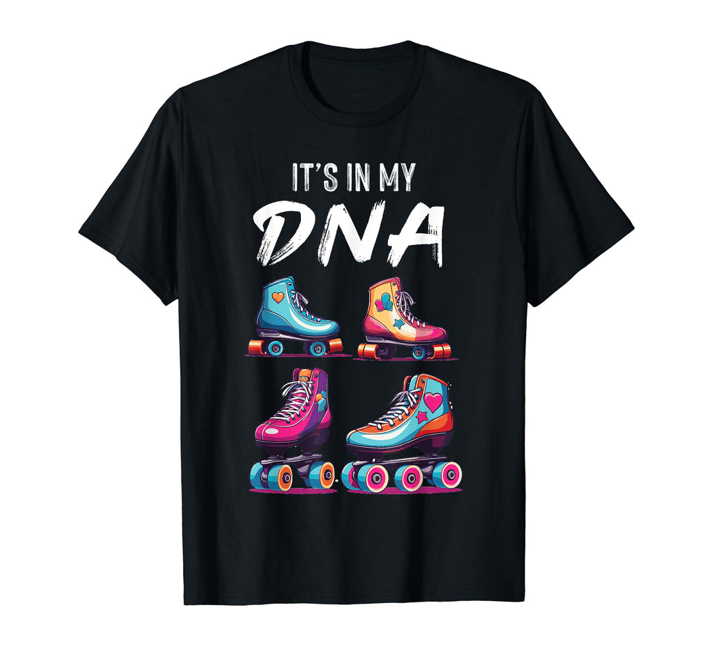 Roller Skate Dna Roller Skating T-Shirt - Custom Art Print Men Women - T-Shirt, Sweatshirt, Hoodie