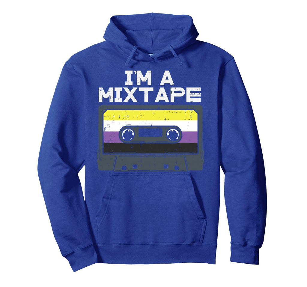 Im Mixtape Cassette Lgbtq Non Binary Hoodie - Aesthetic Graphic Unisex - T-Shirt, Sweatshirt, Hoodie