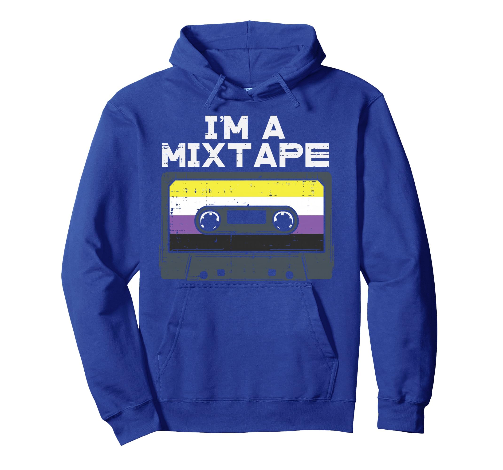 Im Mixtape Cassette Lgbtq Non Binary Hoodie - Aesthetic Graphic Unisex - T-Shirt, Sweatshirt, Hoodie