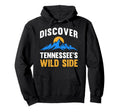 Smokies Discover Tennessees Wild Side Hoodie - Unique Graphic for Adults - T-Shirt, Sweatshirt, Hoodie
