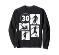 30Th Birthday Soccer Player Football Sweatshirt - Minimalist Print Unisex - T-Shirt, Sweatshirt, Hoodie