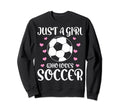 Soccer Lovers Just Who Loves Soccer Sweatshirt - Unique Graphic for Adults - T-Shirt, Sweatshirt, Hoodie