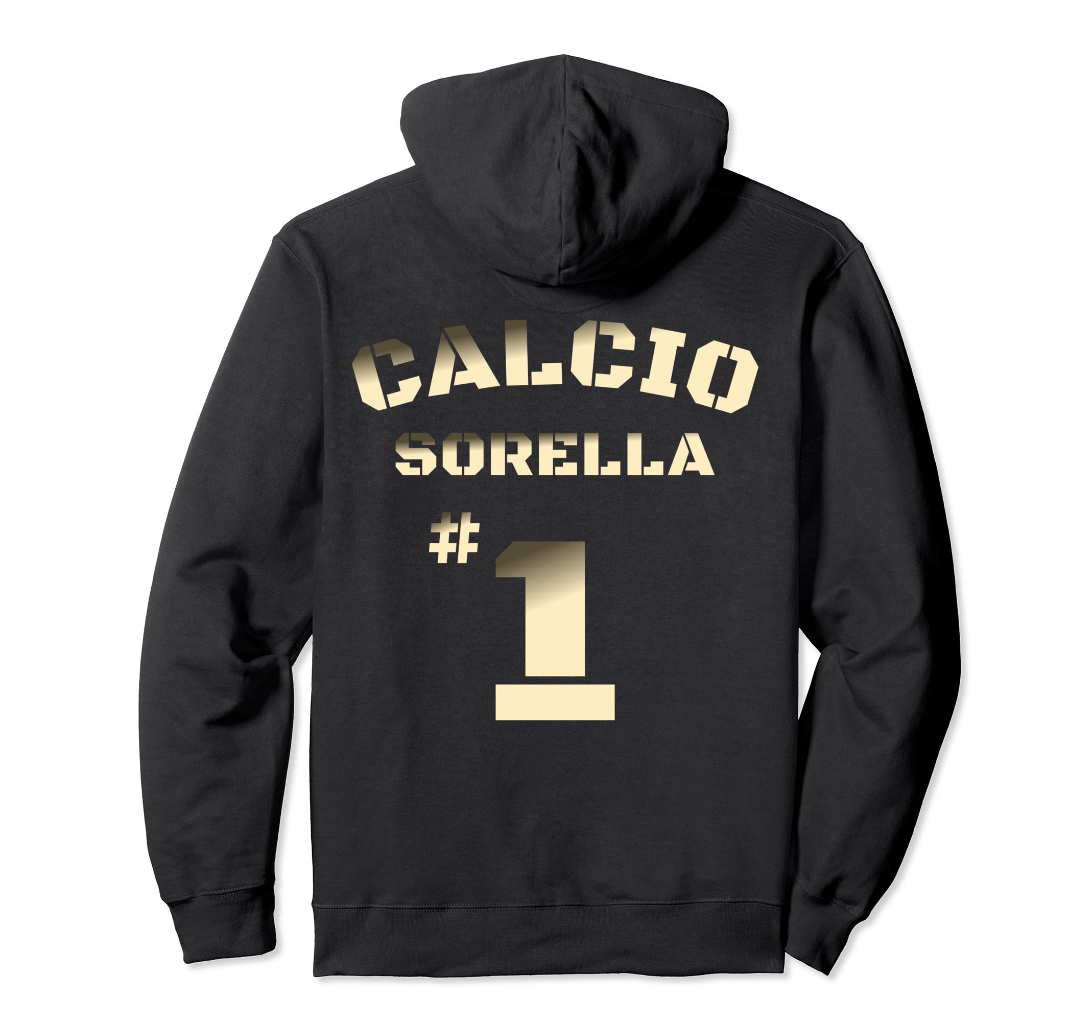 Italian Calcio Sorella Hoodie - Aesthetic Graphic Men Women - T-Shirt, Sweatshirt, Hoodie