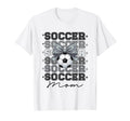 Groovy Soccer Mom Mother Coquette Bow T-Shirt - Minimalist Print Men Women - T-Shirt, Sweatshirt, Hoodie