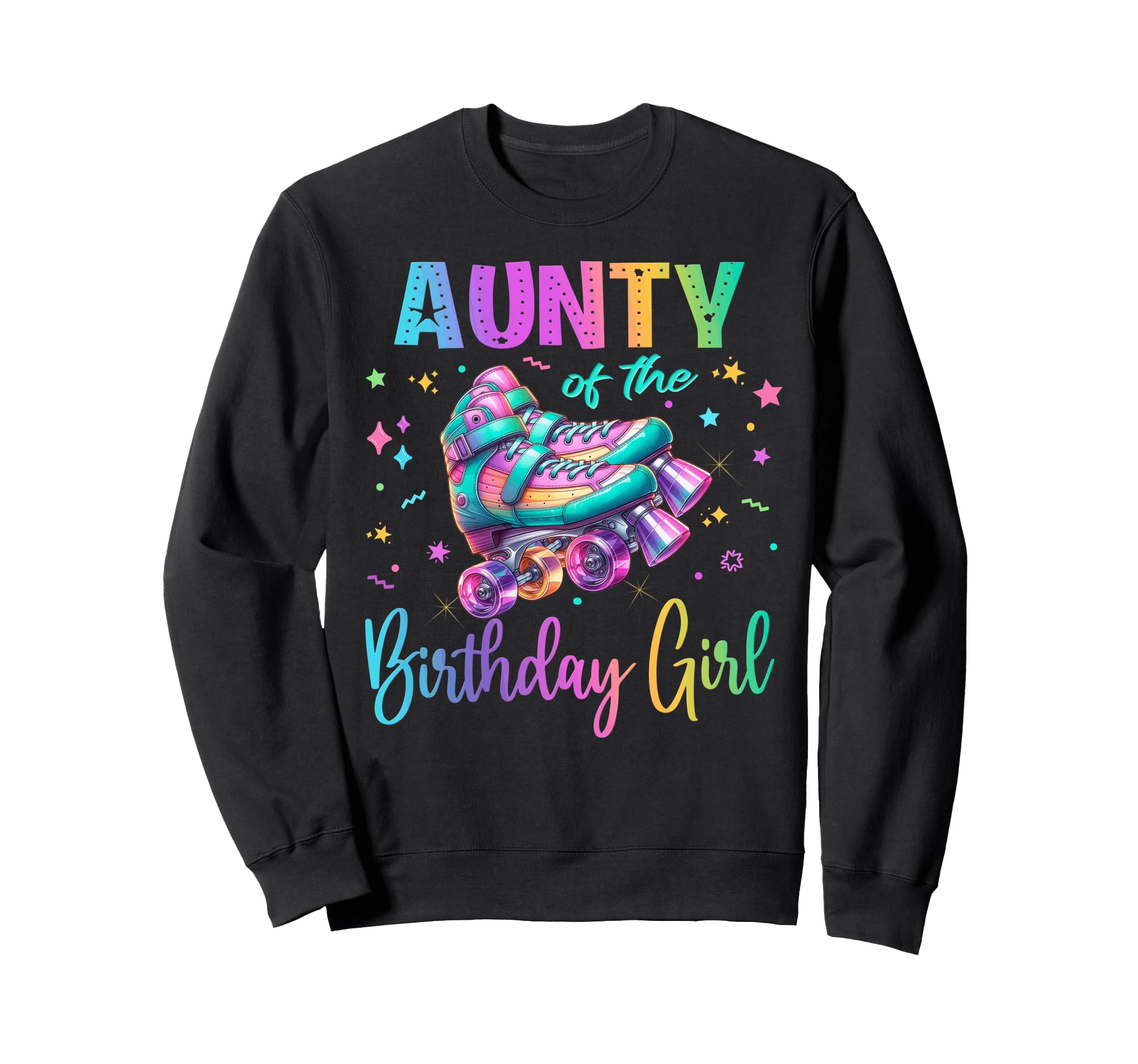 Roller Skates Birthday Skating Party Sweatshirt - Trendy Graphic Unisex - T-Shirt, Sweatshirt, Hoodie