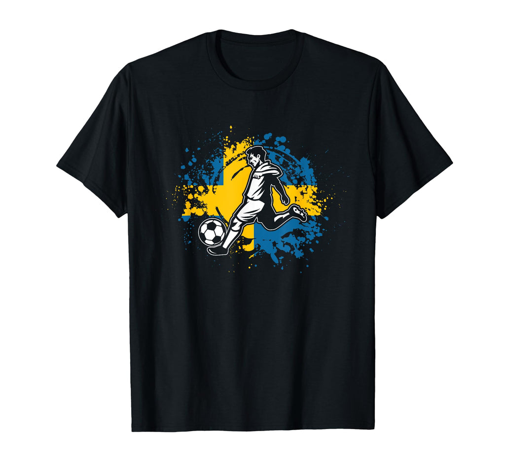 Sweden Soccer Swedish Football T-Shirt - Fun Novelty Design for Adults - T-Shirt, Sweatshirt, Hoodie