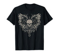 Skull Cross Y2K Goth Alt Grunge T-Shirt - Novelty Apparel for Adults - T-Shirt, Sweatshirt, Hoodie