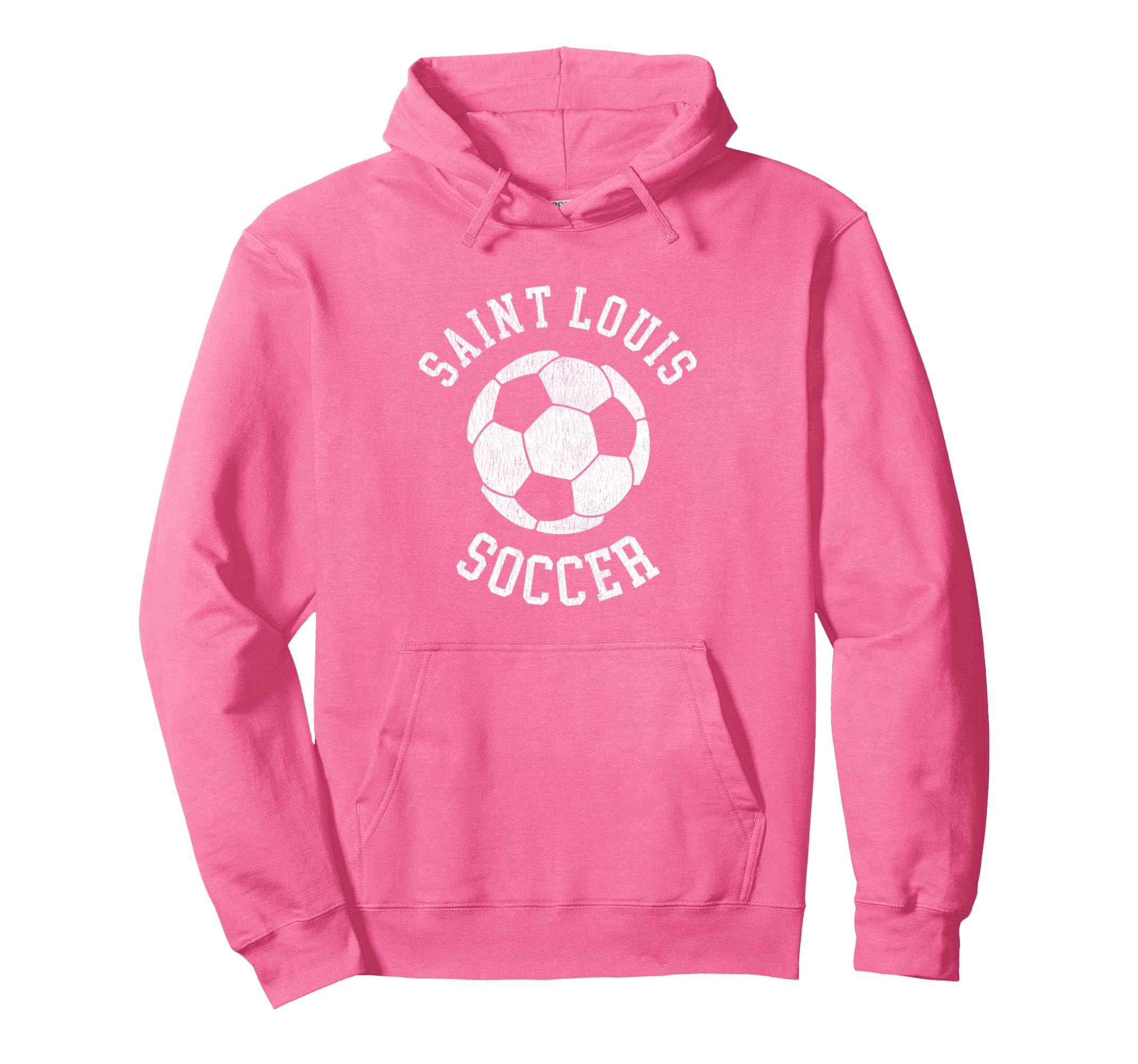 Saint Louis Soccer Distressed 90S Hoodie - Graphic Print Men Women - T-Shirt, Sweatshirt, Hoodie