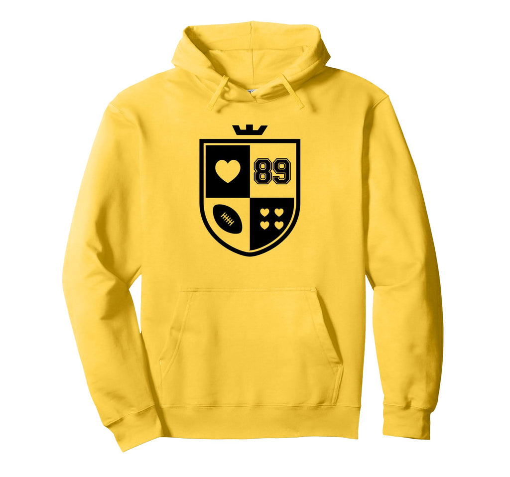 I Love Football I Heart Football Funny Hoodie - Unique Graphic for Adults - T-Shirt, Sweatshirt, Hoodie