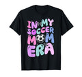 My Soccer Mom Era Groovy Football T-Shirt - Novelty Apparel for Adults - T-Shirt, Sweatshirt, Hoodie