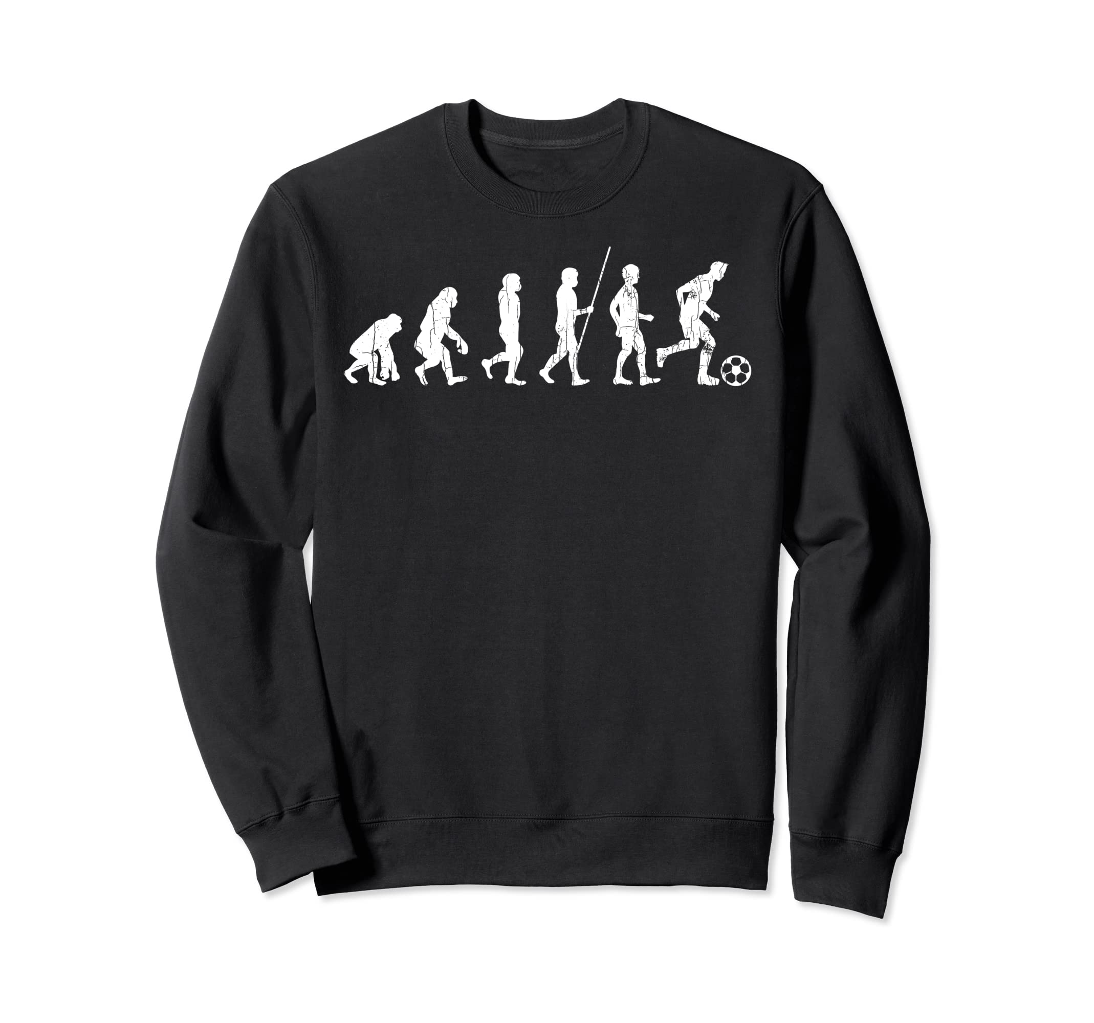 Soccer Evolution Funny Player Coach Sweatshirt - Graphic Print for Adults - T-Shirt, Sweatshirt, Hoodie