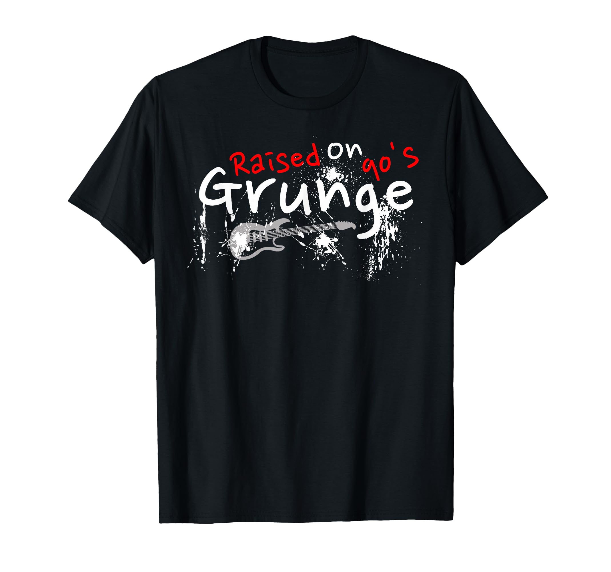 Raised 90S Grunge Rock Music Lover T-Shirt - Novelty Apparel for Adults - T-Shirt, Sweatshirt, Hoodie
