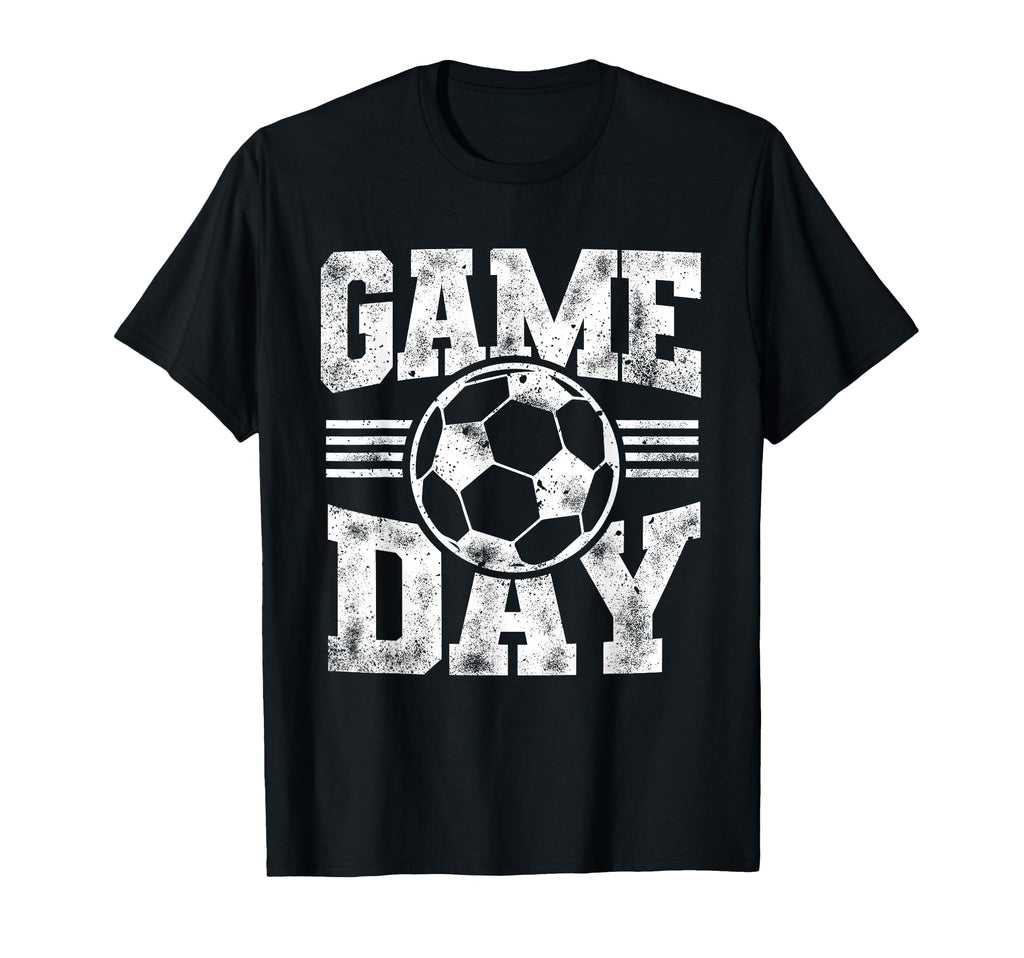 Game Day Sports Soccer Mom Dad Soccer T-Shirt - Unique Graphic Men Women - T-Shirt, Sweatshirt, Hoodie