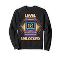 Level 12 Unlock Birthday Gamer 12 Sweatshirt - Graphic Print Men Women - T-Shirt, Sweatshirt, Hoodie
