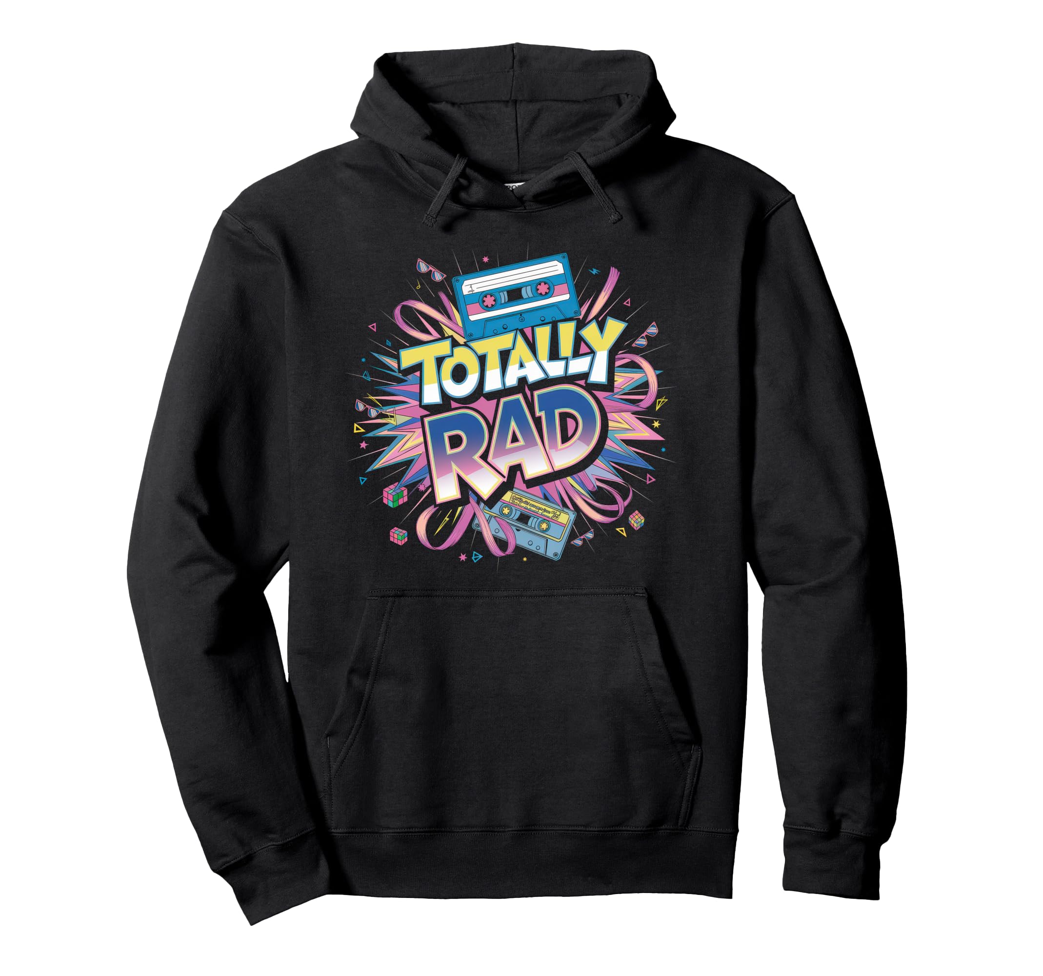 Cassette 80S 90S Party Mixtape Tape Hoodie - Novelty Apparel Unisex - T-Shirt, Sweatshirt, Hoodie
