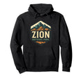 Zion National Park Hiking Adventure Hoodie - Trendy Graphic Unisex - T-Shirt, Sweatshirt, Hoodie