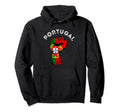 Portugal Hand Fist Power Portuguese Pride Hoodie - Custom Art Print Unisex - T-Shirt, Sweatshirt, Hoodie