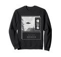 Ufo Vaporwave Aesthetic Japanese 80S Sweatshirt - Trendy Graphic Men Women - T-Shirt, Sweatshirt, Hoodie