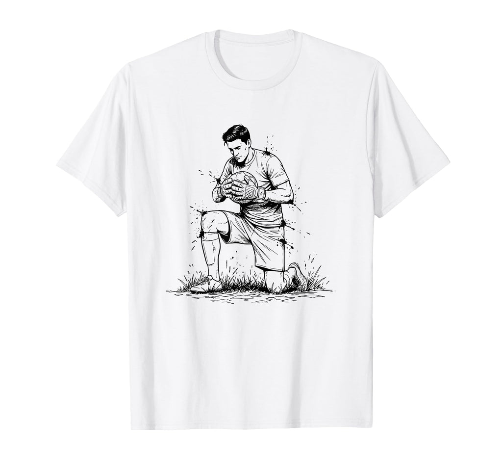 Soccer Goalkeeper Goalie Mens T-Shirt - Custom Art Print Men Women - T-Shirt, Sweatshirt, Hoodie